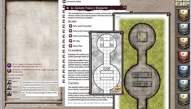 Fantasy Grounds - 4E: Lands of Darkness #1: The Barrow Grounds