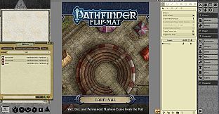 Fantasy Grounds - Pathfinder RPG - Pathfinder Flip-Mat - Carnival