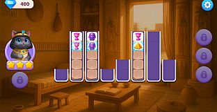 Sort Pawzzle: Paws of Pharaoh