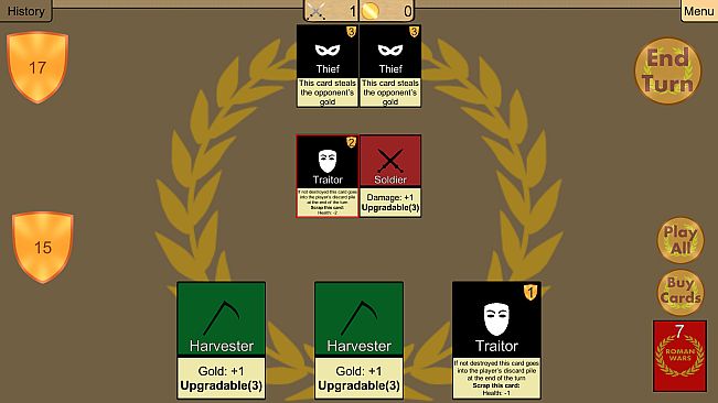 Roman Wars: Deck Building Game