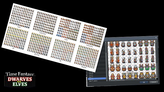 RPG Maker MV - Time Fantasy Add-on: Dwarves Vs Elves