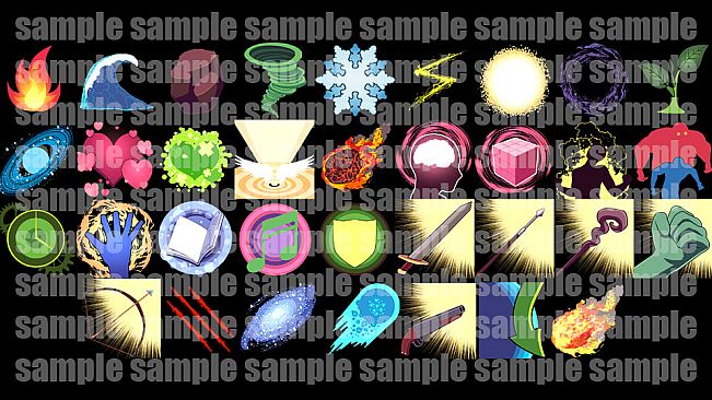 Visual Novel Maker - Big Icons Vol 1 - Magic and Skills