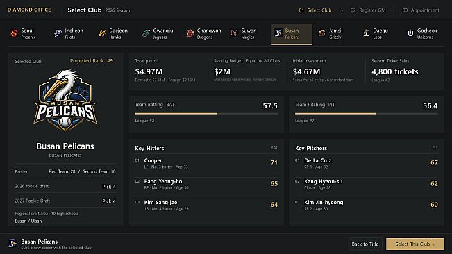 DIAMOND OFFICE: BASEBALL GM