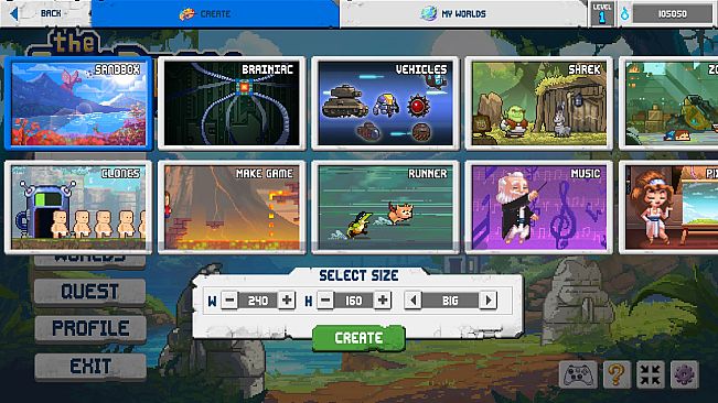 The Sandbox Evolution - Craft a 2D Pixel Universe!