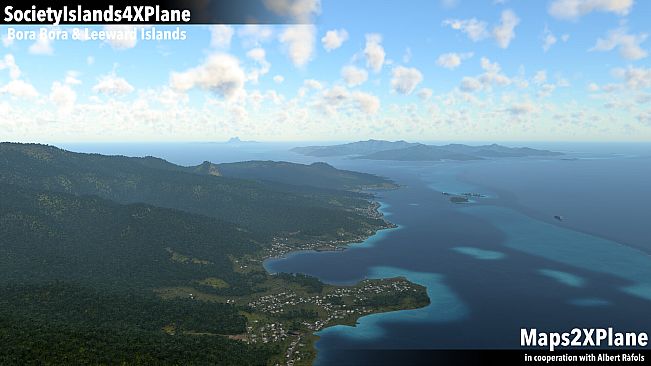 X-Plane 12 Add-on: Aerosoft - Society Islands XP - Bora Bora & Leeward Islands