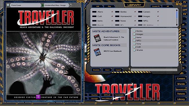 Fantasy Grounds - Reach Adventure 3: The Calixcuel Incident (MGT2)