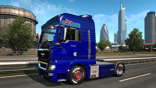 Euro Truck Simulator 2 - Window Flags