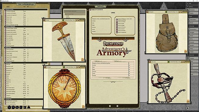 Fantasy Grounds - Pathfinder RPG - Pathfinder Player Companion: Adventurers Armory