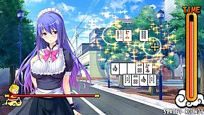 Pretty Girls Mahjong Solitaire - Blue