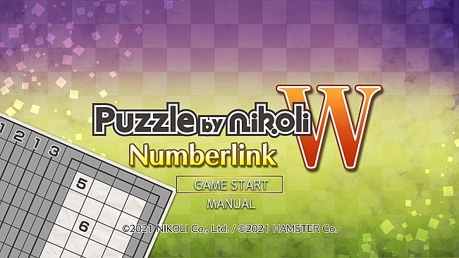 Puzzle by Nikoli W Numberlink