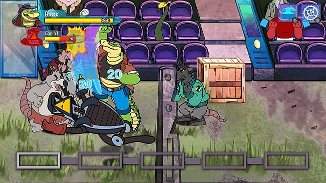 BROK the InvestiGator + The Brawl Bar