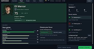 Matchday: Player Career