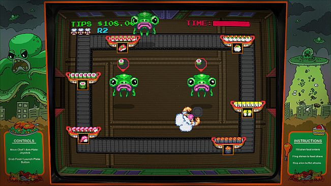 Digital Eclipse Arcade: Invasion of the Buffet Snatchers