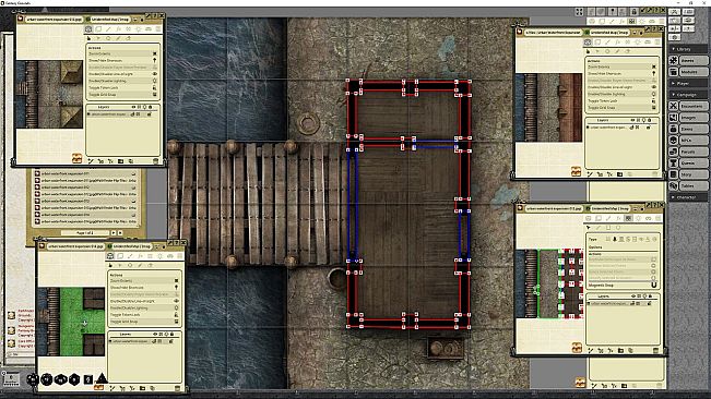 Fantasy Grounds - Pathfinder RPG - Flip-Tiles - Urban Waterfront Expansion