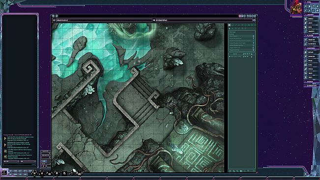 Fantasy Grounds - Starfinder 2 RPG - Flip-Mat: Alien Ruins