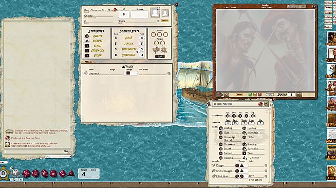 Fantasy Grounds - Savage Worlds Setting: Pirates