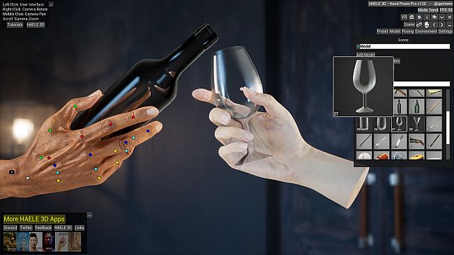 HAELE 3D - Hand Poses Pro - Drawing References