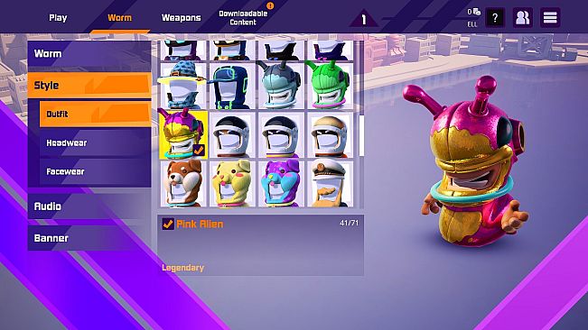 Worms Rumble - Spaceworm and Alien Double Pack