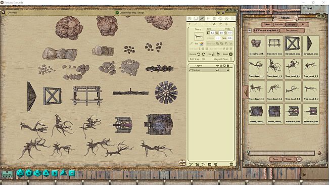 Fantasy Grounds - FG Western Map Pack