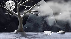 Cat and Ghostly Road