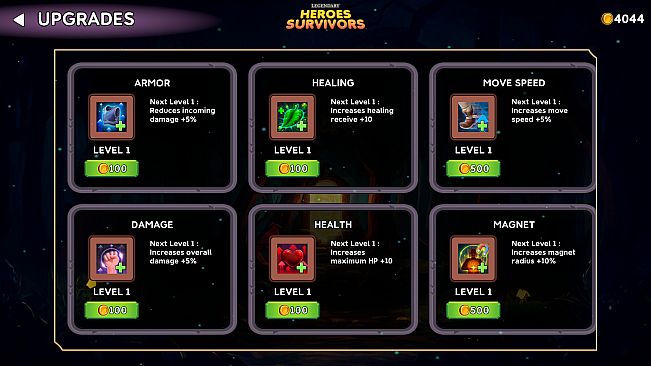 Legendary Heroes Survivors