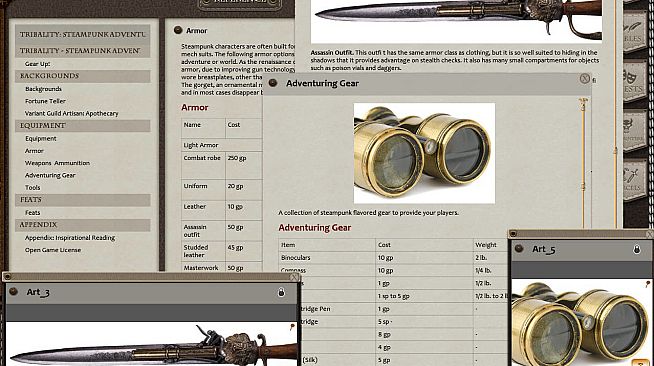 Fantasy Grounds - Steampunk Adventurers (5E)