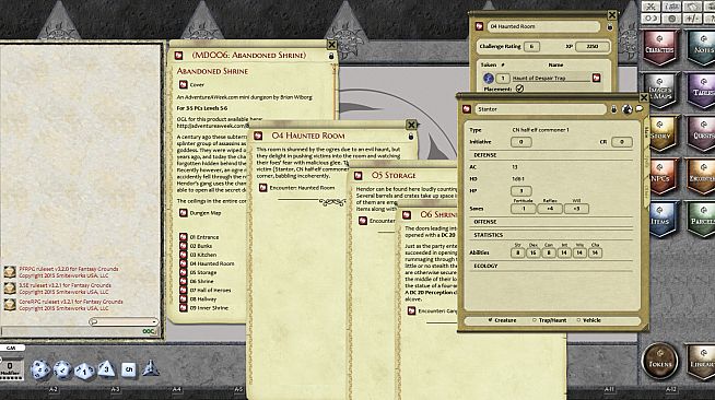Fantasy Grounds - Mini-Dungeon #006: Abandoned Shrine (PFRPG)