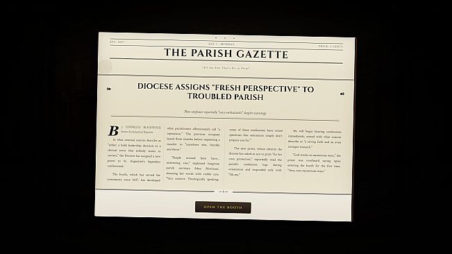 Confessional Simulator