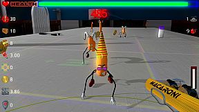 Die, zombie sausage, die!