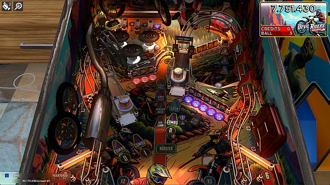 Zaccaria Pinball - Devil Riders Deluxe Pinball Table