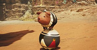 Monster Hunter Wilds - Pendant: Rolling Poogie: Monochrome