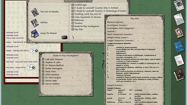 Fantasy Grounds - Call of Cthulhu Ruleset