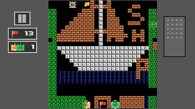 Tank Shoot 2D - Battle to save City Flag