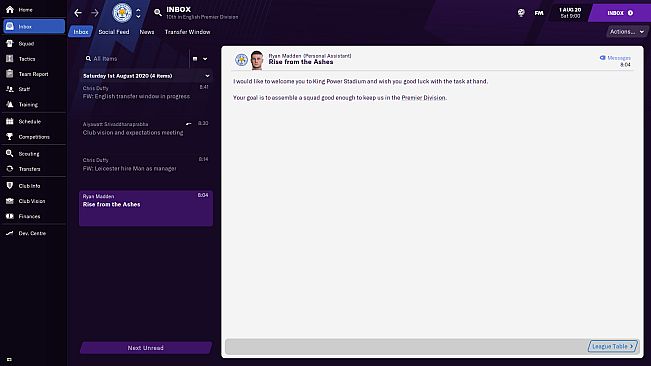 Football Manager 2021 Touch - Rise from the Ashes