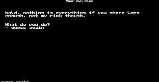 Message: Read at Your Own Risk