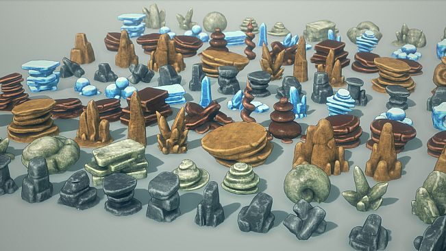 RPG Developer Bakin Stylized Rocks