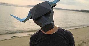 TAURONOS - Minotaur Paper Mask Pattern
