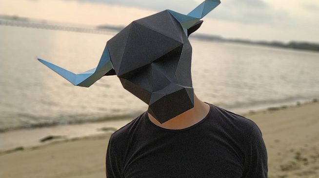 TAURONOS - Minotaur Paper Mask Pattern