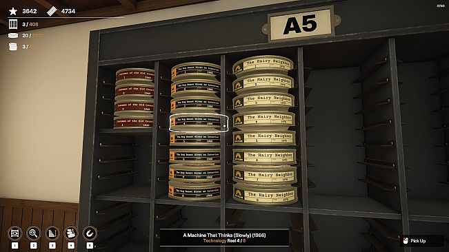 Archivist: Tidy Up Film Archive