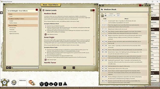 Fantasy Grounds - Fear Effects