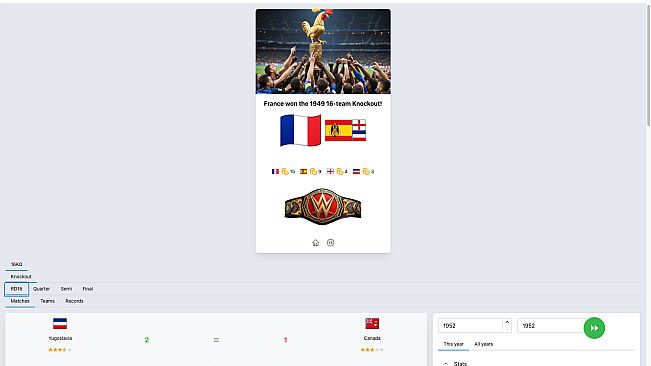 Forever World Cup Simulator