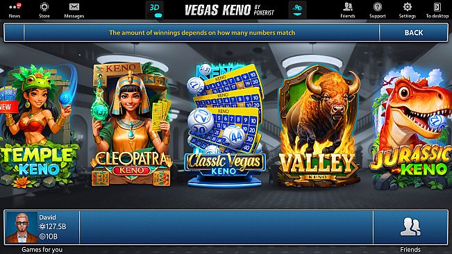 Vegas Keno by Pokerist