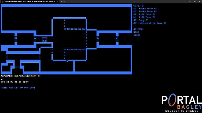Portal BAGLEY - Aperture Remote Terminal