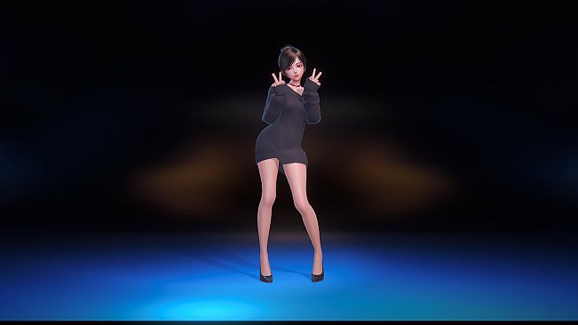 Angel Legion-DLC Off-Shoulder Sweater (Black)