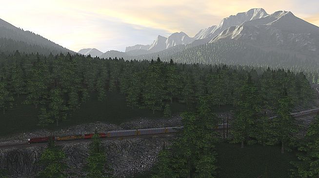 Trainz Plus DLC - Canadian Rocky Mountains Ottertail to Castle Jct
