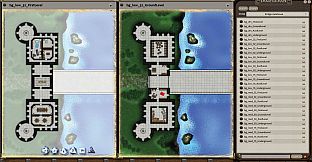 Fantasy Grounds - 0one's Colorprints #4: Bridge Gatehouse (Map Pack)