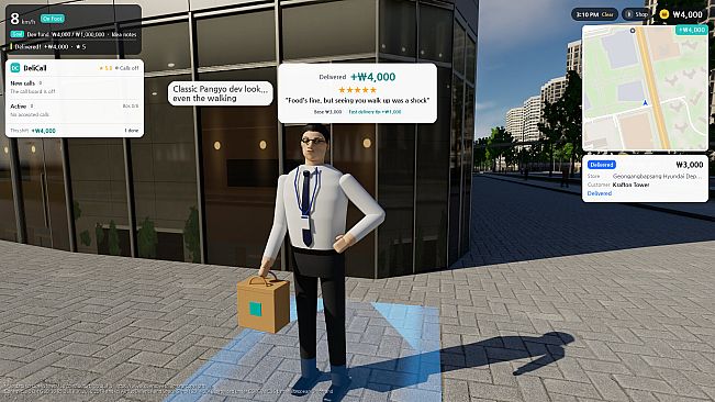 Delivery Simulator: Pangyo Station