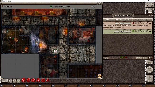 Fantasy Grounds - Black Scrolls Medieval Fantasy Castle (Map Tile Pack)