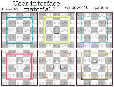 RPG Maker MV - User Interface Material 2