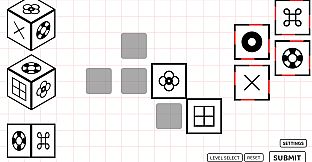 A Puzzle game where you fold Dice